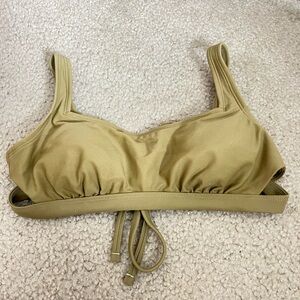 Sparkly green bikini top!